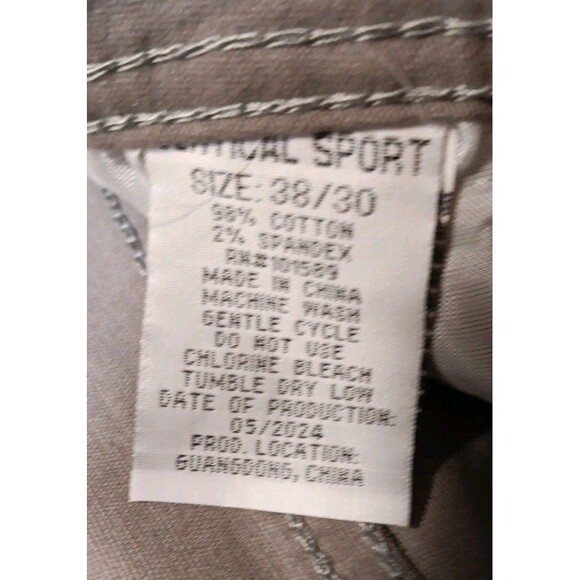 Mens Slim Fit Stretch Vertical Sport Pants 38/30 - Picture 8 of 8